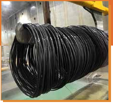 Steel wire coil at Sasamaan Industries